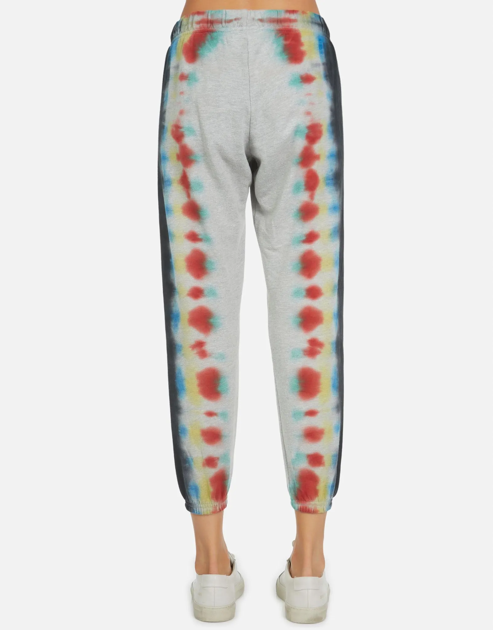 Nate LE Rainbow Stripe Crop Sweatpant