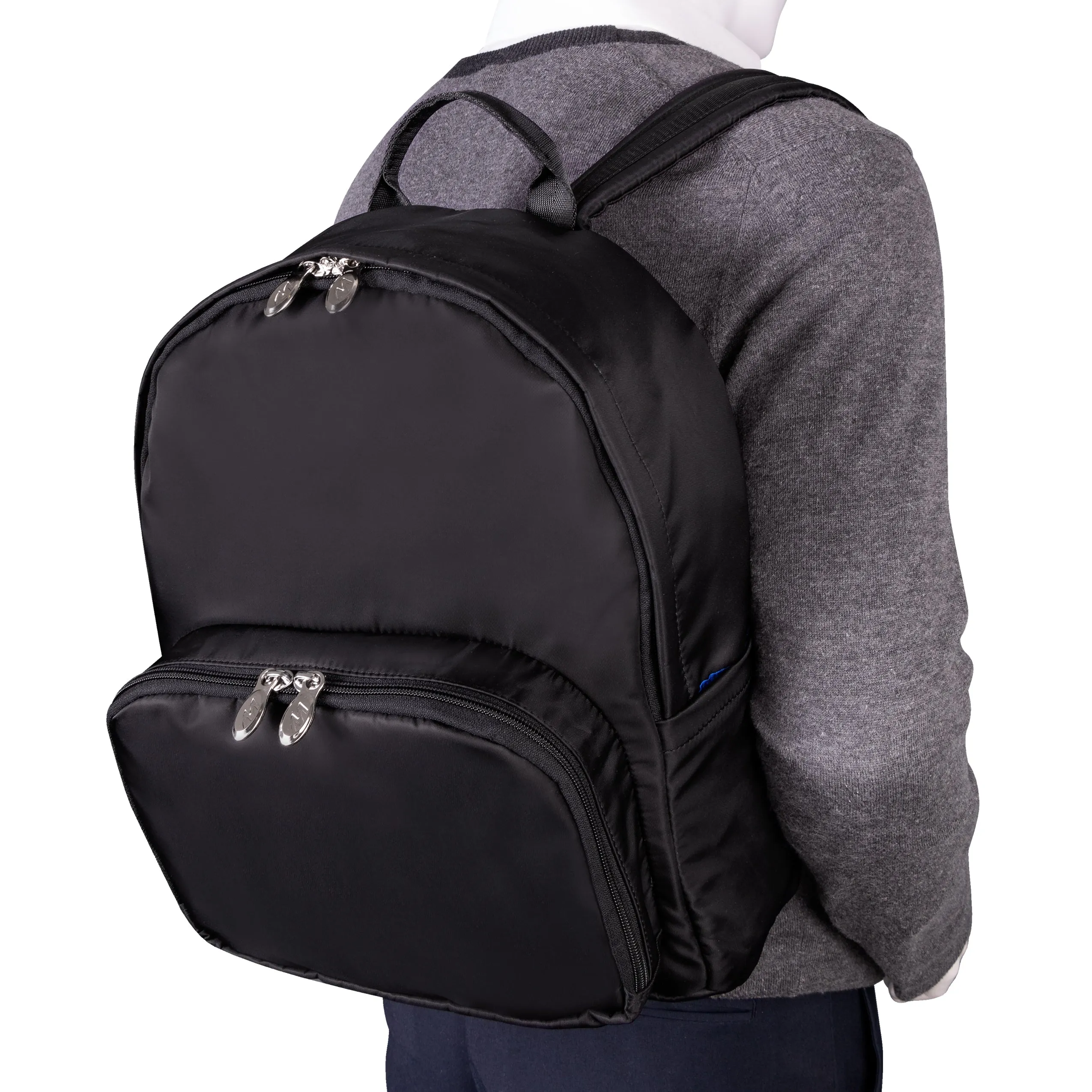 NEOSPORT | 15” Nylon Classic U Shape Laptop Backpack