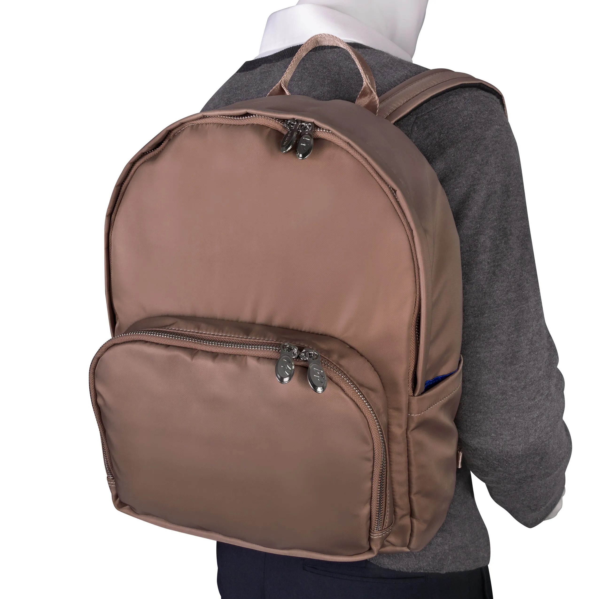 NEOSPORT | 15” Nylon Classic U Shape Laptop Backpack