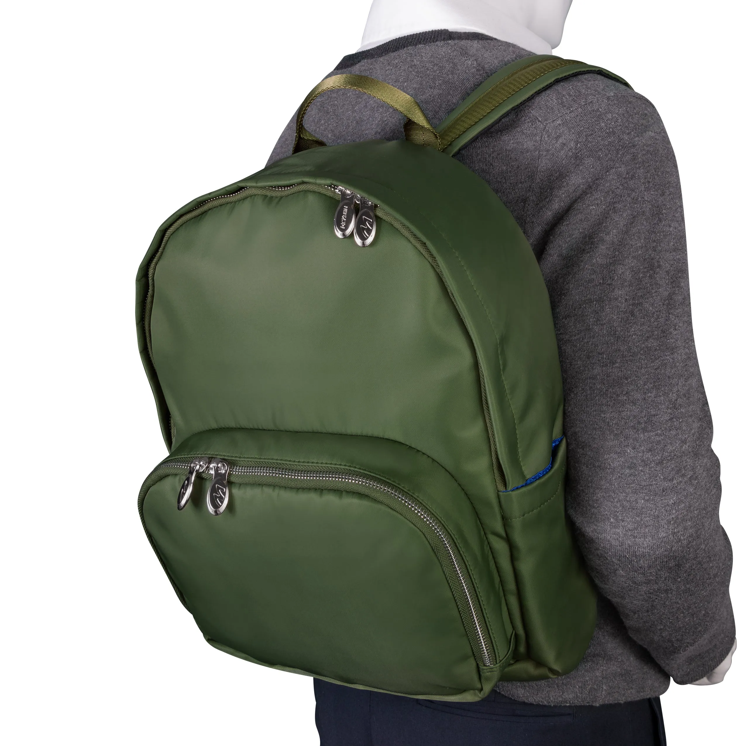 NEOSPORT | 15” Nylon Classic U Shape Laptop Backpack