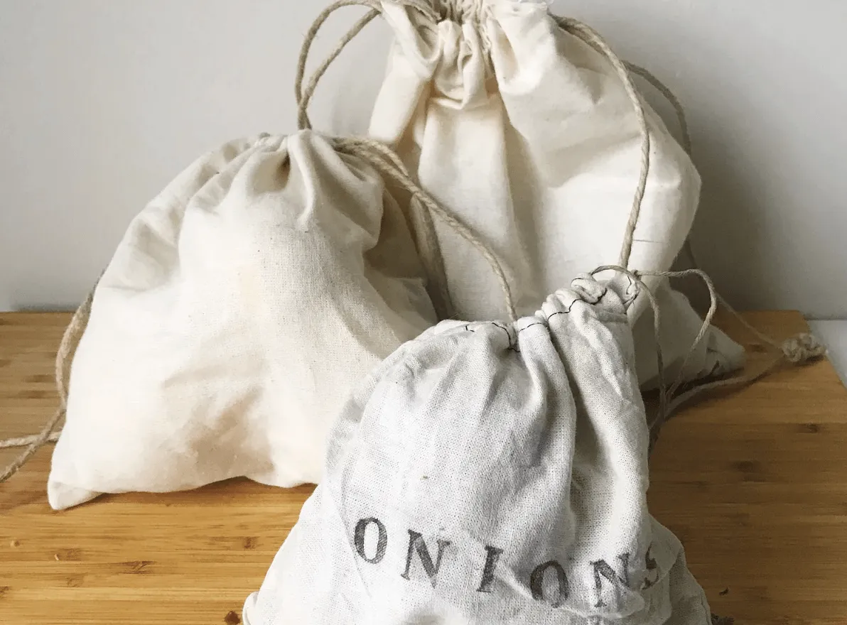 Organic Cotton Grocery Bags from Agnes Ldn