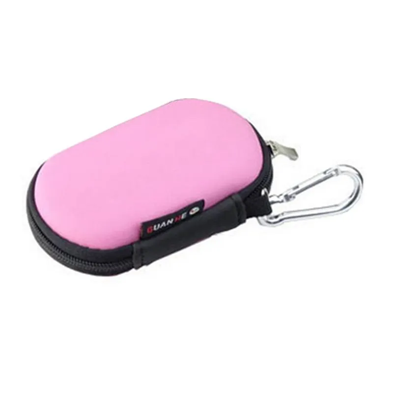 Oval Zippered Hard Shell Case