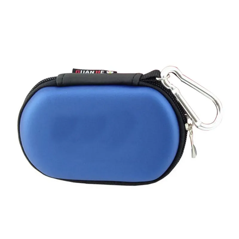 Oval Zippered Hard Shell Case