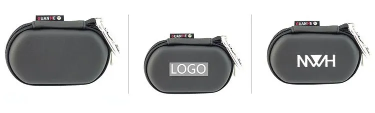 Oval Zippered Hard Shell Case