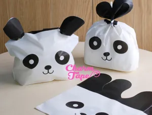 Panda Bear Bags // Cello Bags // Party Bags // Self Sealing bags Set of 25bags CB20 15x18x6 cm
