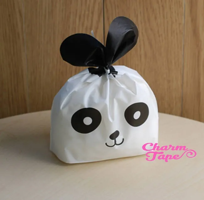 Panda Bear Bags // Cello Bags // Party Bags // Self Sealing bags Set of 25bags CB20 15x18x6 cm