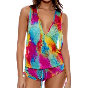 PLAYA CARAMELO - T Back Romper