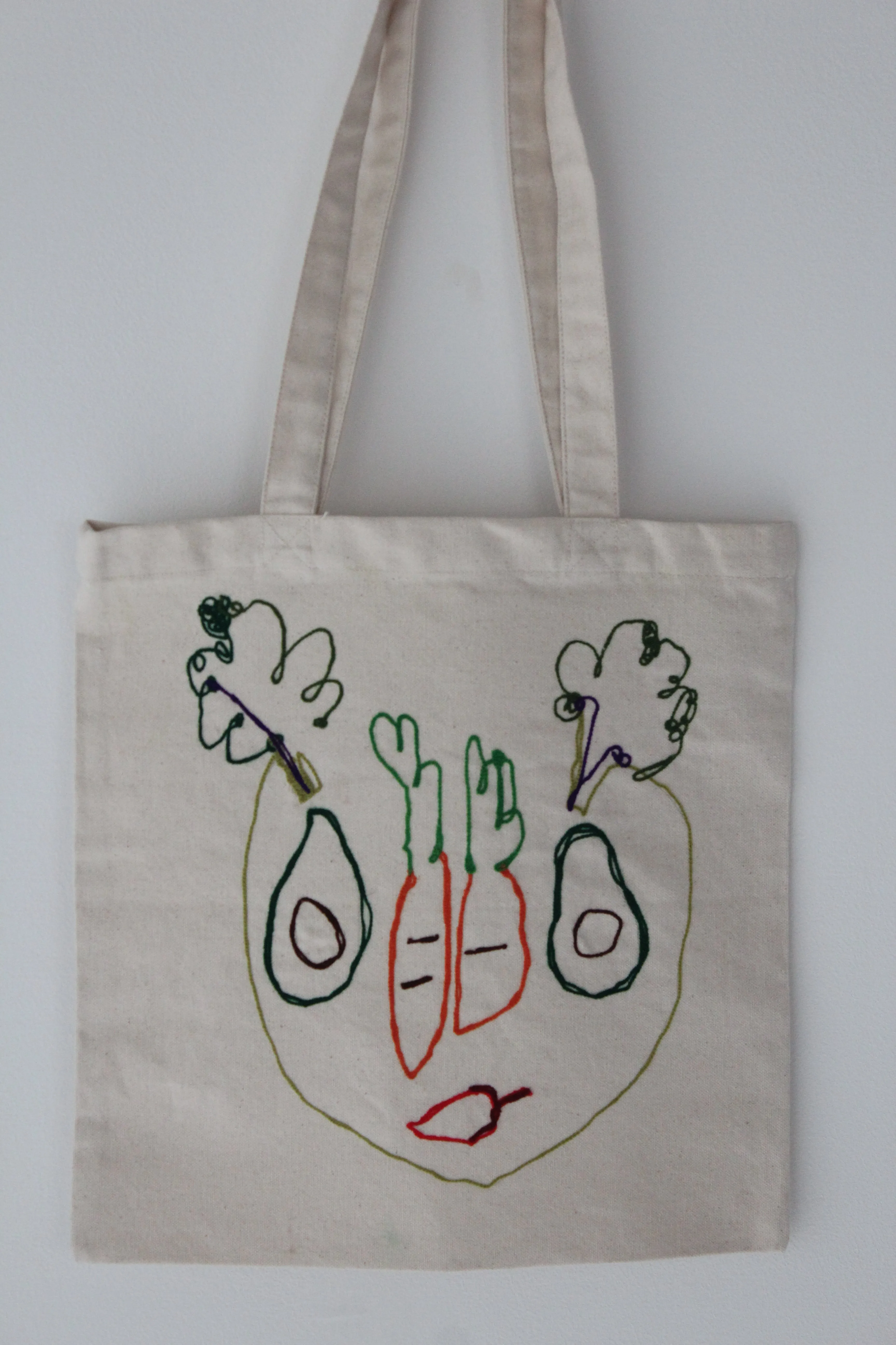 Salad Face :: art totes 4 good X Nadège Roscoe-Rumajn