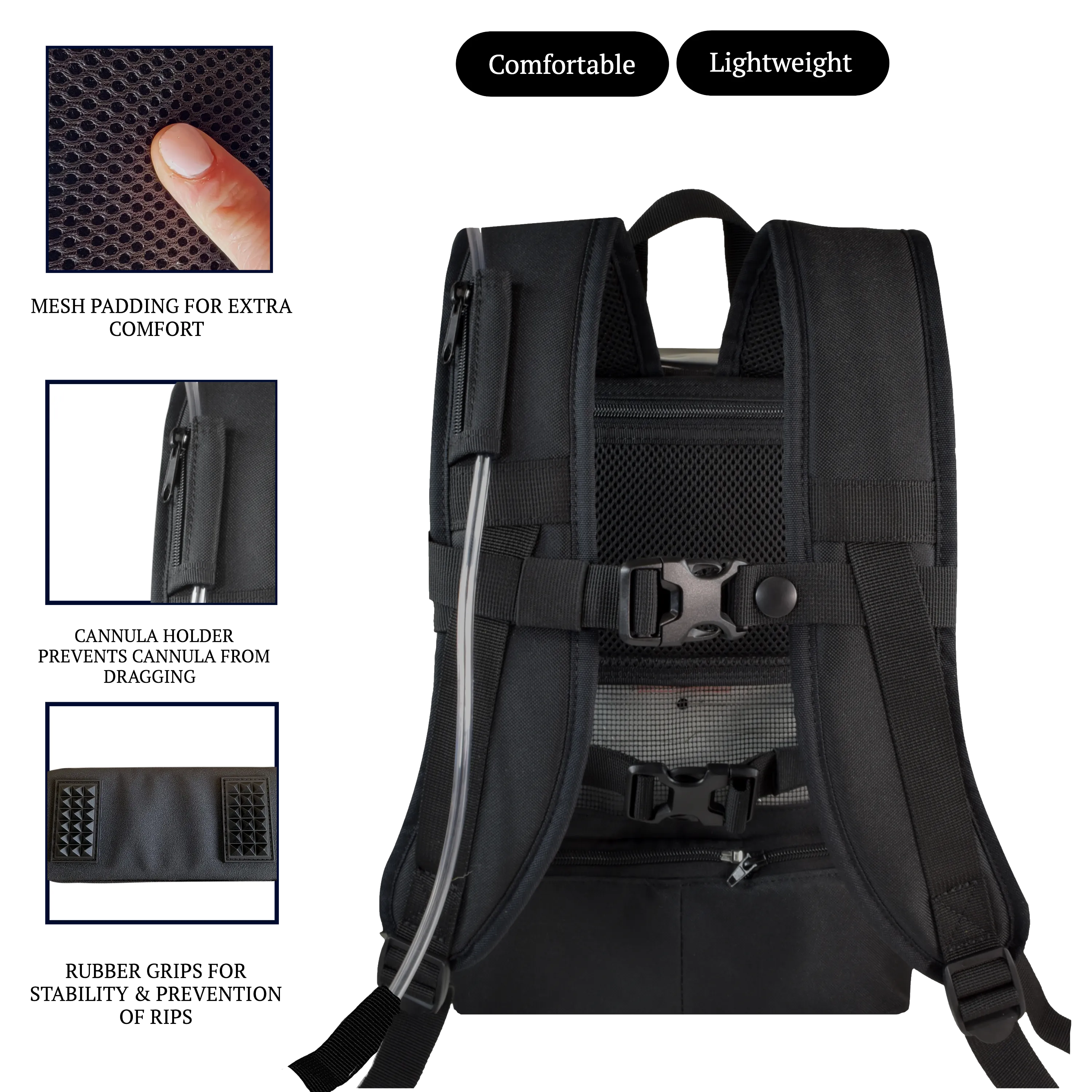 SALE!! Portable Oxygen Concentrator Backpack For: Caire Freestyle Comfort, Respironics SimplyGo Mini,