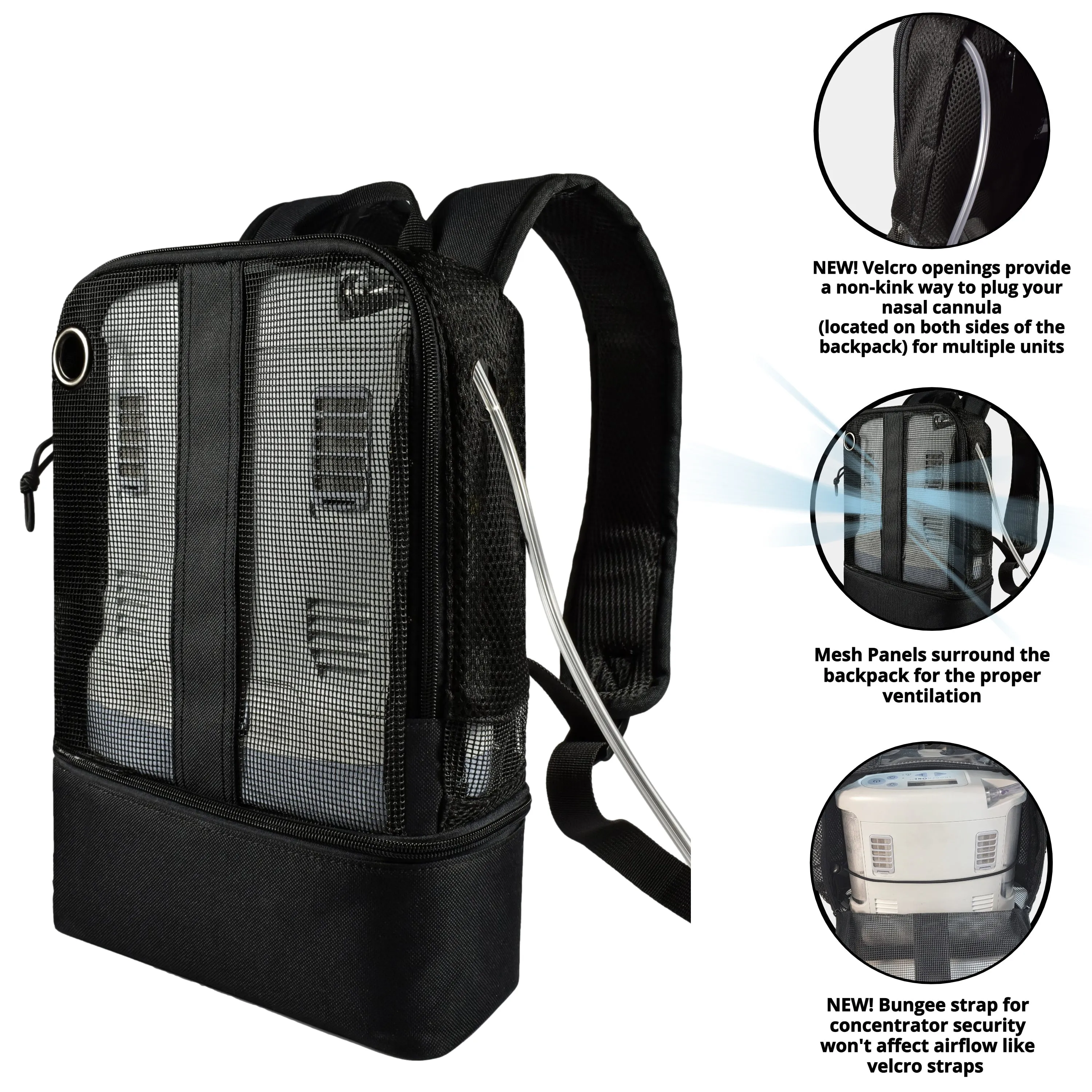 SALE!! Portable Oxygen Concentrator Backpack For: Caire Freestyle Comfort, Respironics SimplyGo Mini,