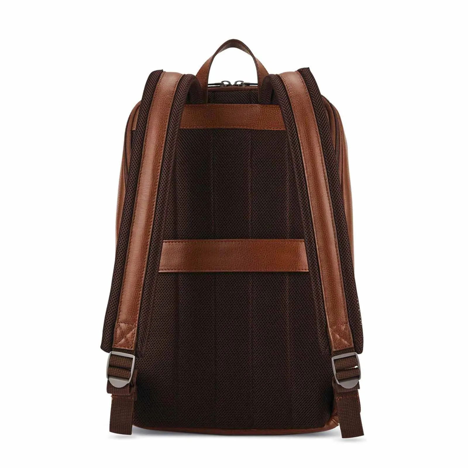 Samsonite Classic Leather 14.1 Inch Laptop Backpack Cognac