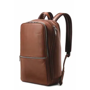 Samsonite Classic Leather 14.1 Inch Laptop Backpack Cognac