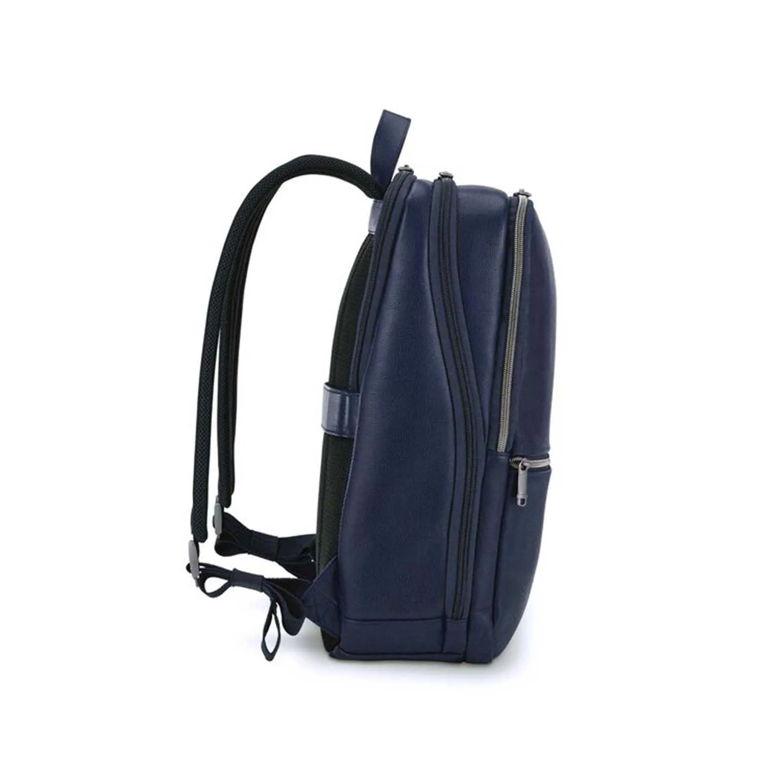 Samsonite Classic Leather 14.1 Inch Laptop Backpack Navy