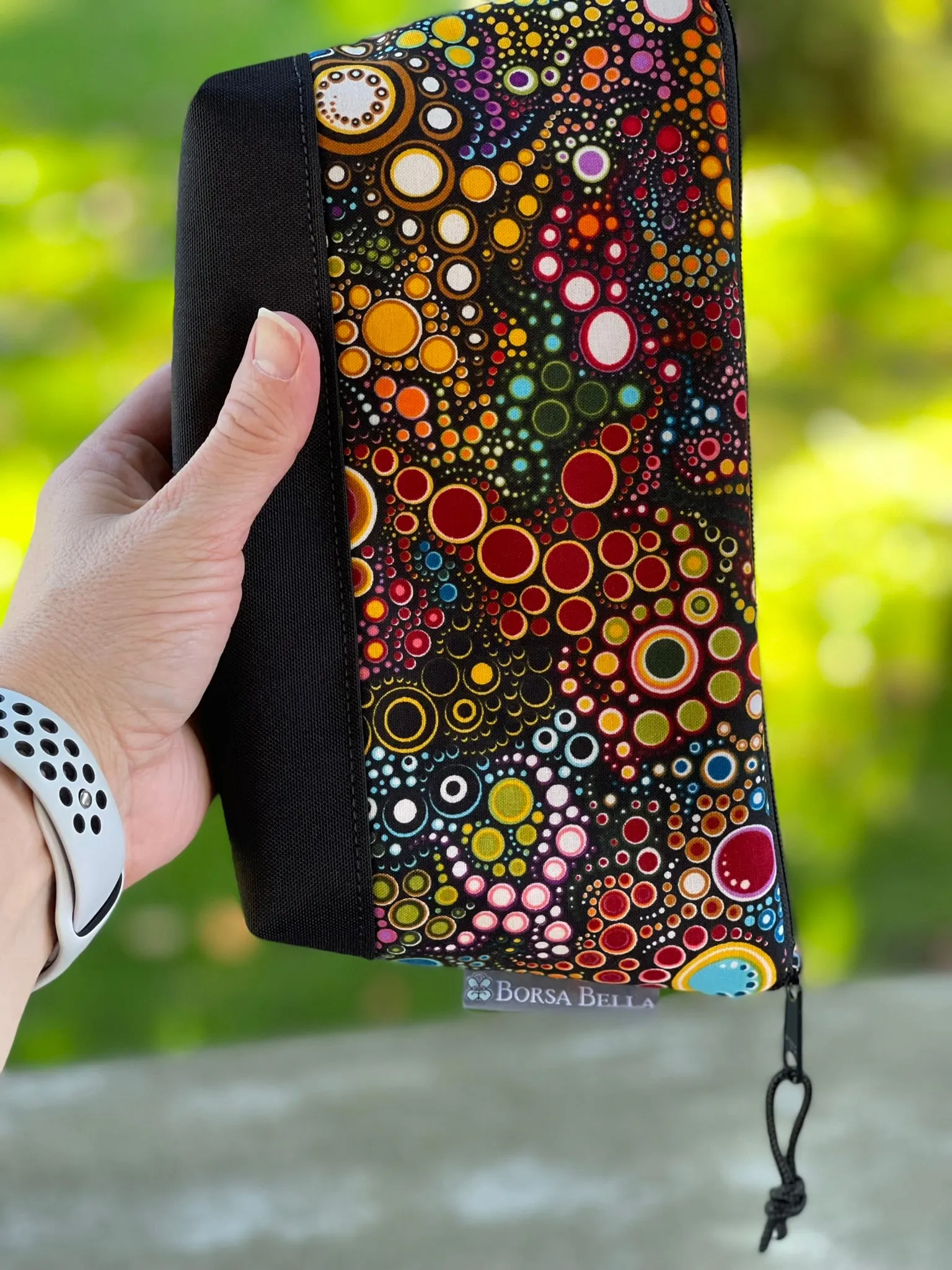 Side Kick Gusseted Zippered Pouch Cattitude Fabric