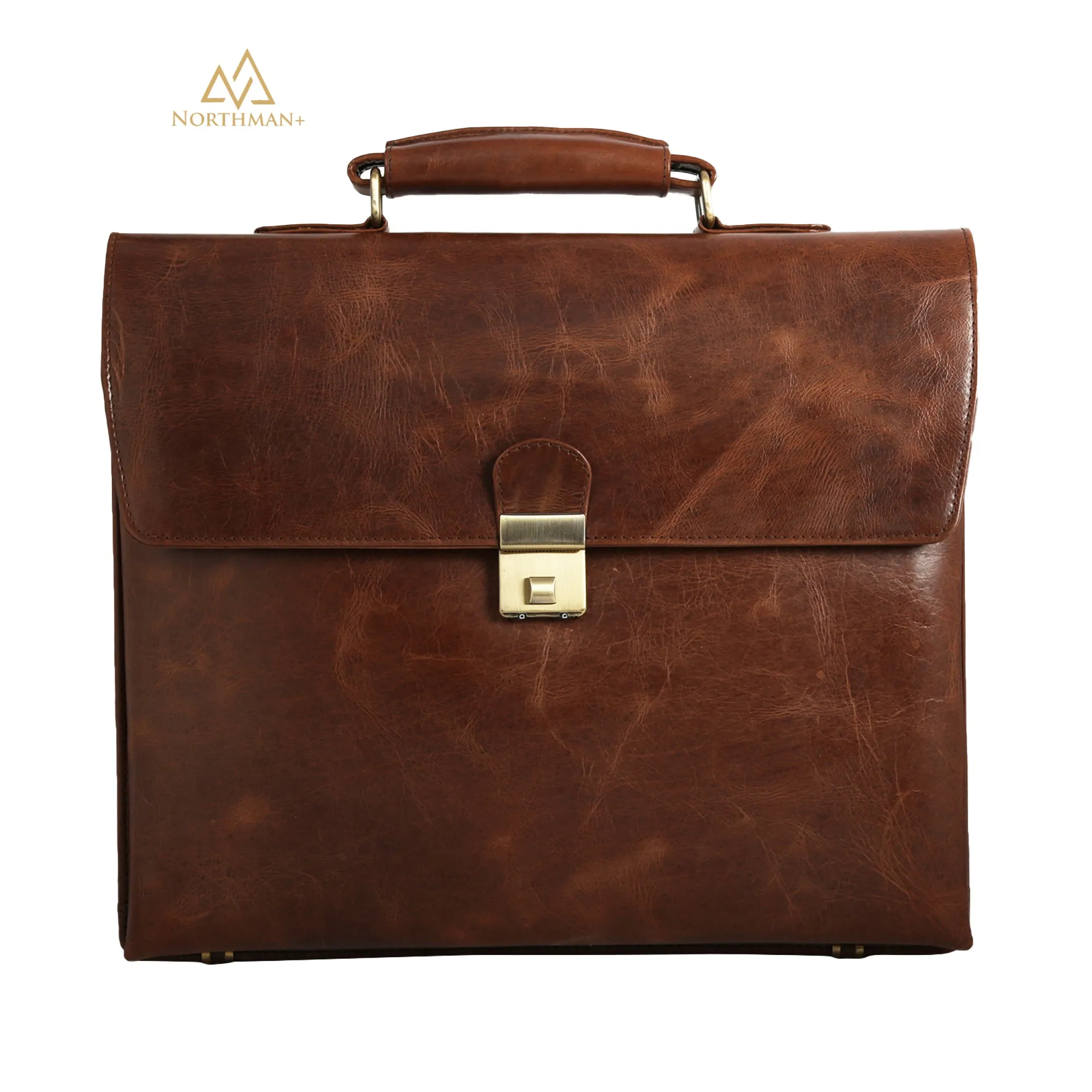 Slim Laptop bag in Dark Bown
