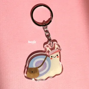 Snail Mail Acrylic Keychain