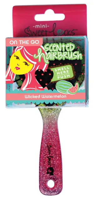 Sweetlocks Wicked Watermelon Scented Mini Hair Brush