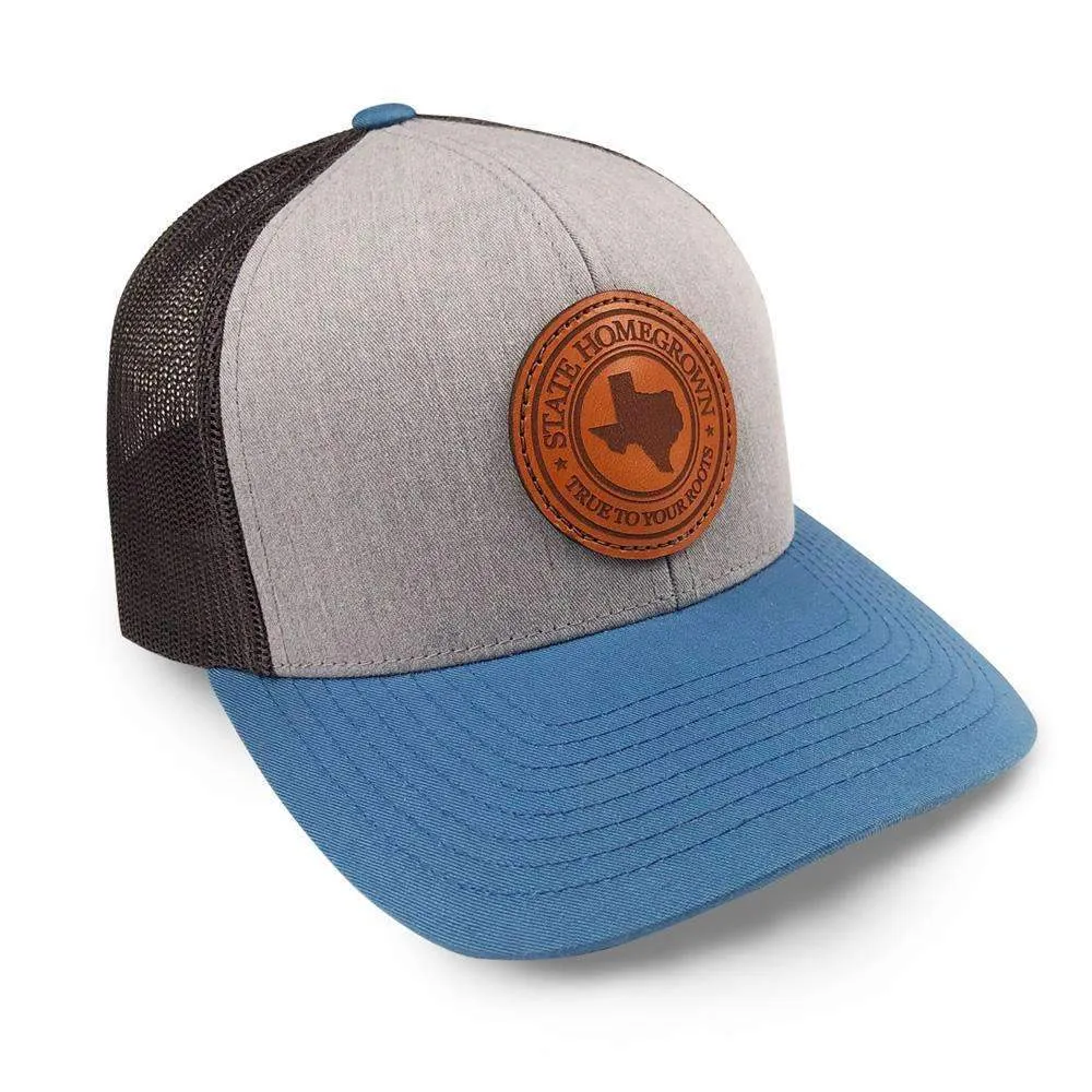 Texas Pride Leather Patch Trucker Hat
