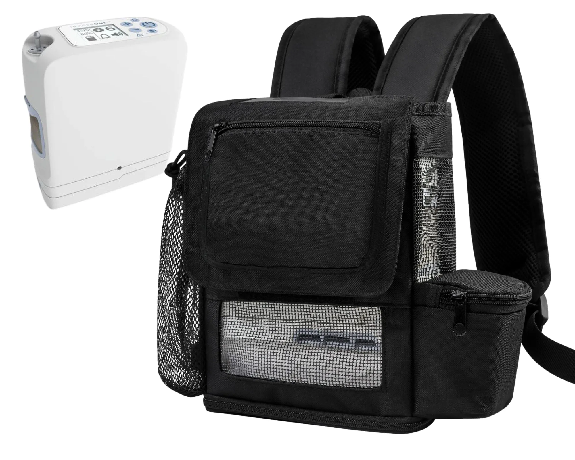 The Inogen Rove 6 Lightweight Backpack w/Pockets & Cannula Holder - Various Colors