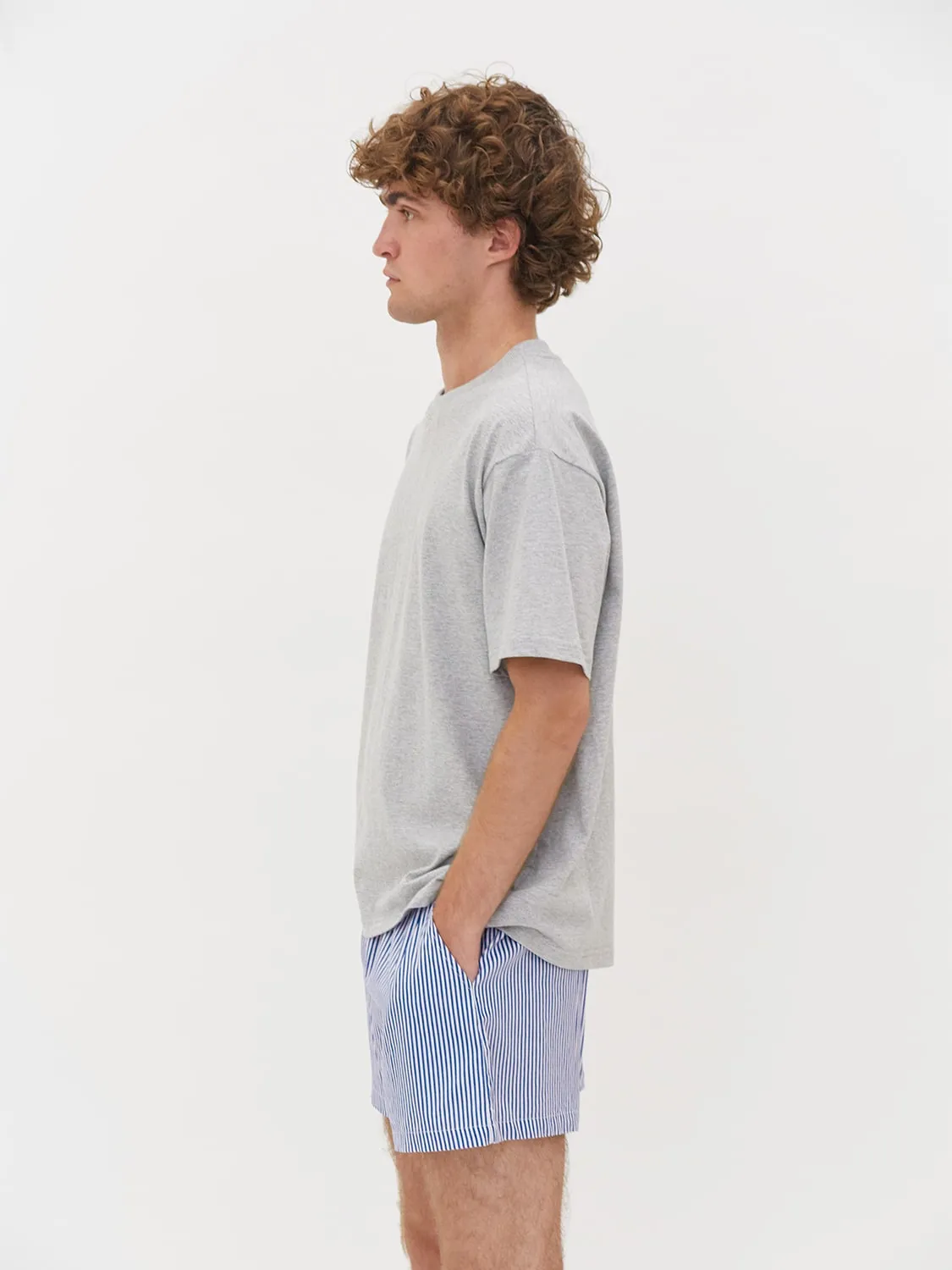 Three-Pocket Boxers Blue Stripe
