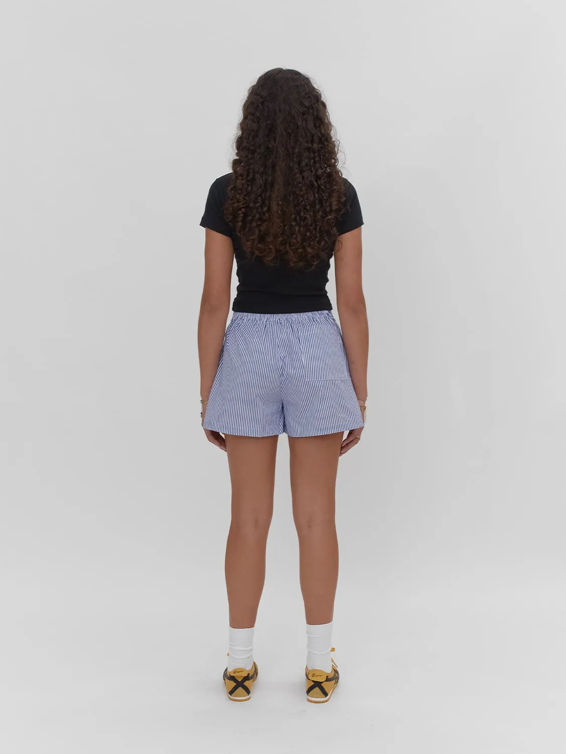 Three-Pocket Boxers Blue Stripe