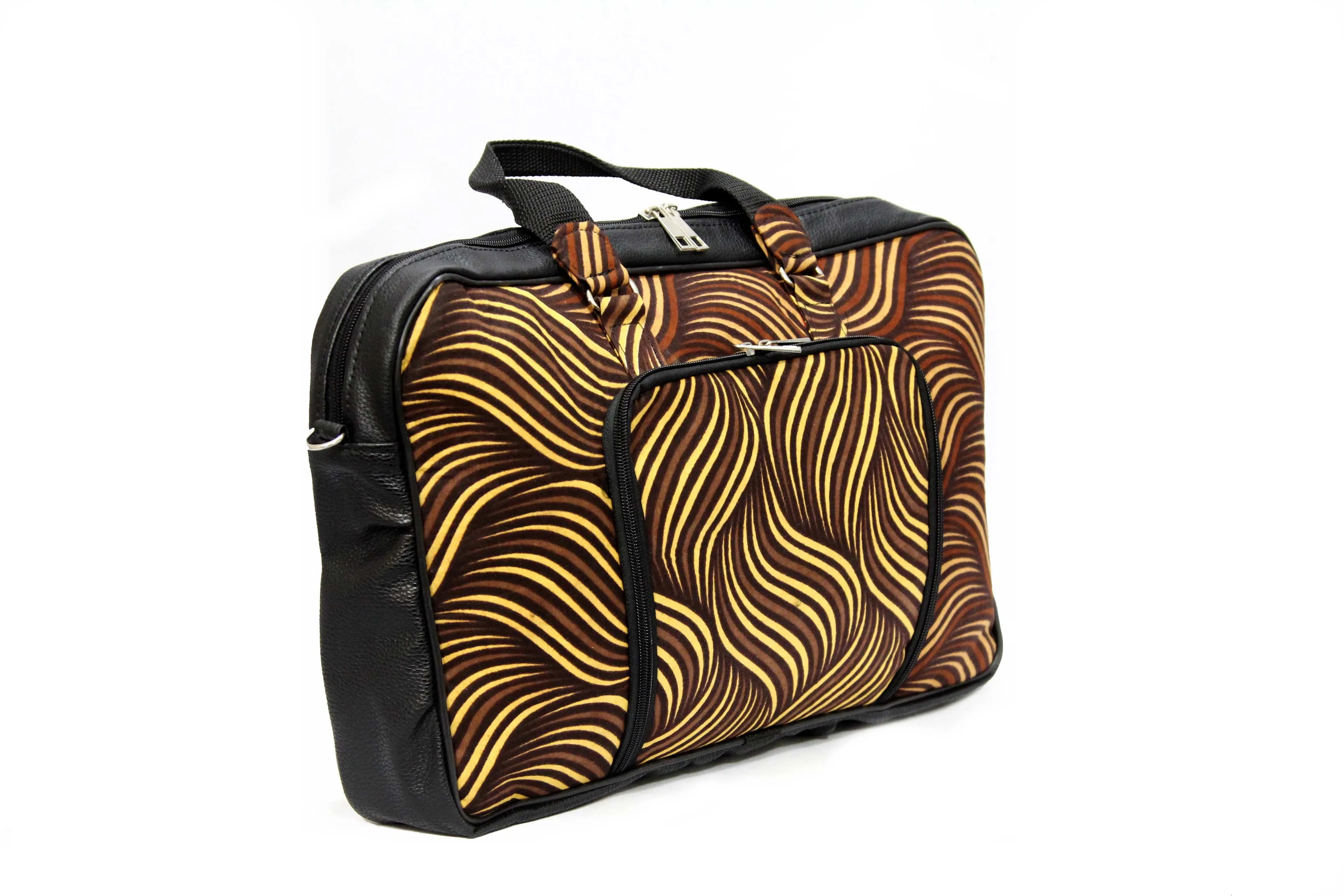 Waves Laptop Ankara Bag