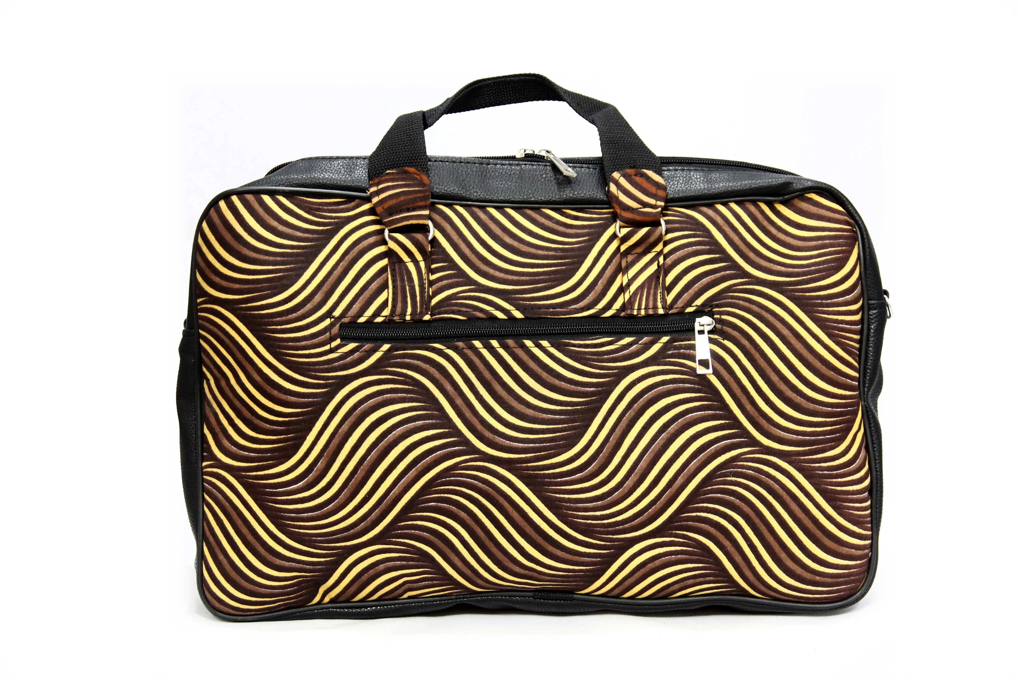 Waves Laptop Ankara Bag