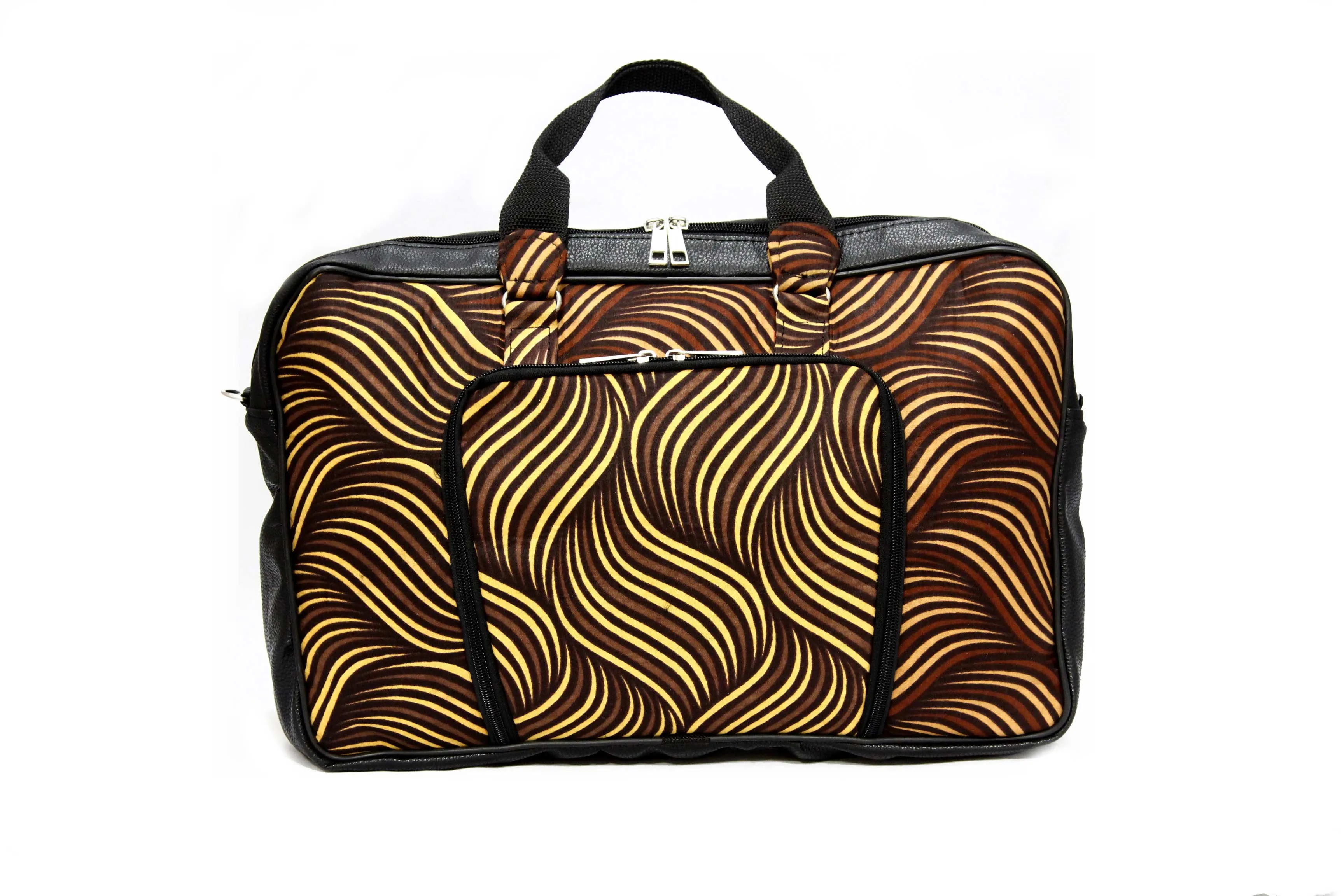 Waves Laptop Ankara Bag